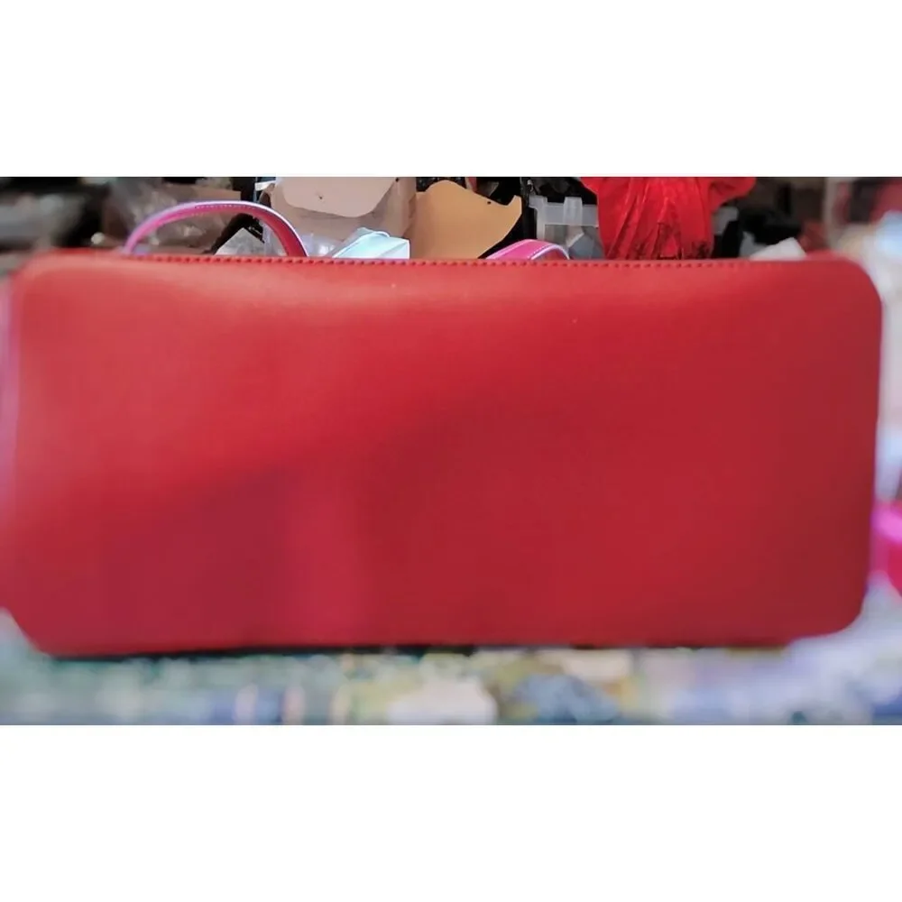 MICHAEL KORS Large Jet Set Raspberry Tote Bag & Matching Wallet